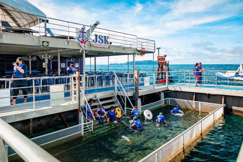 Children playing in the pool